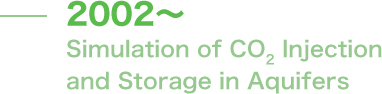 Simulation of CO₂ Injection and Storage in Aquifers