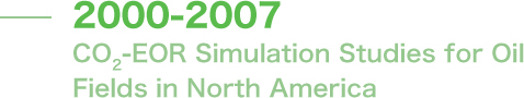 CO₂-EOR Simulation Studies for Oil Fields in North America