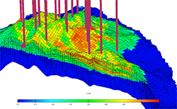 Geothermal Reservoir Study to determine Power-Generation Scale