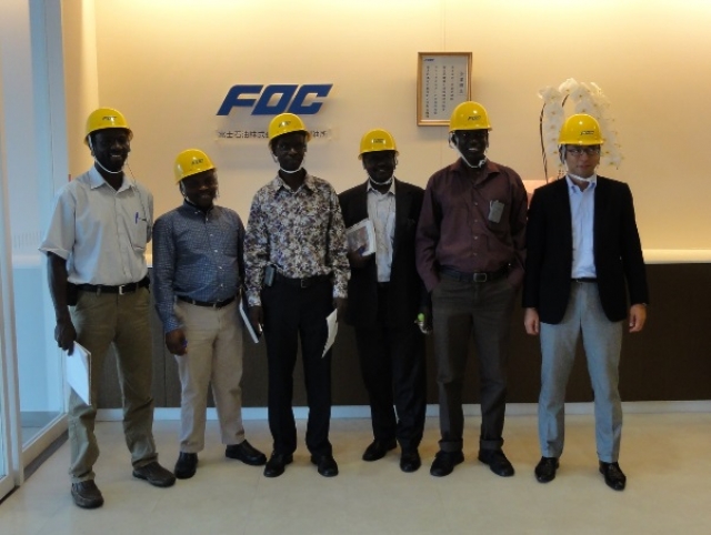 原油パイプライン・出荷設備の設備技術に係るウガンダ人技術者研修